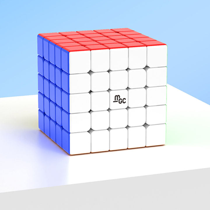 JudyCube] YJ MGC 5x5 M Magnetic Magic Speed Cube Stickerless Professional Fidget MGC 5 M Toys Cubo Magico Puzzle MGC 5M