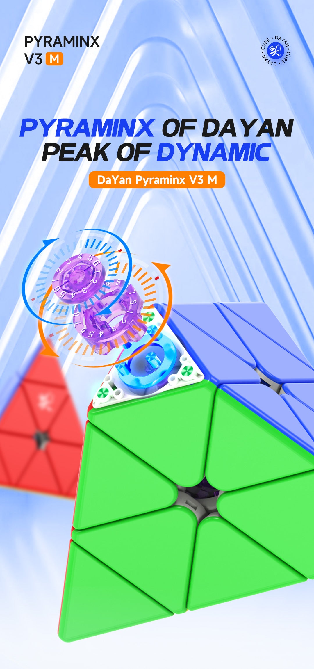 Dayan v3 Pyraminx Ballcore
