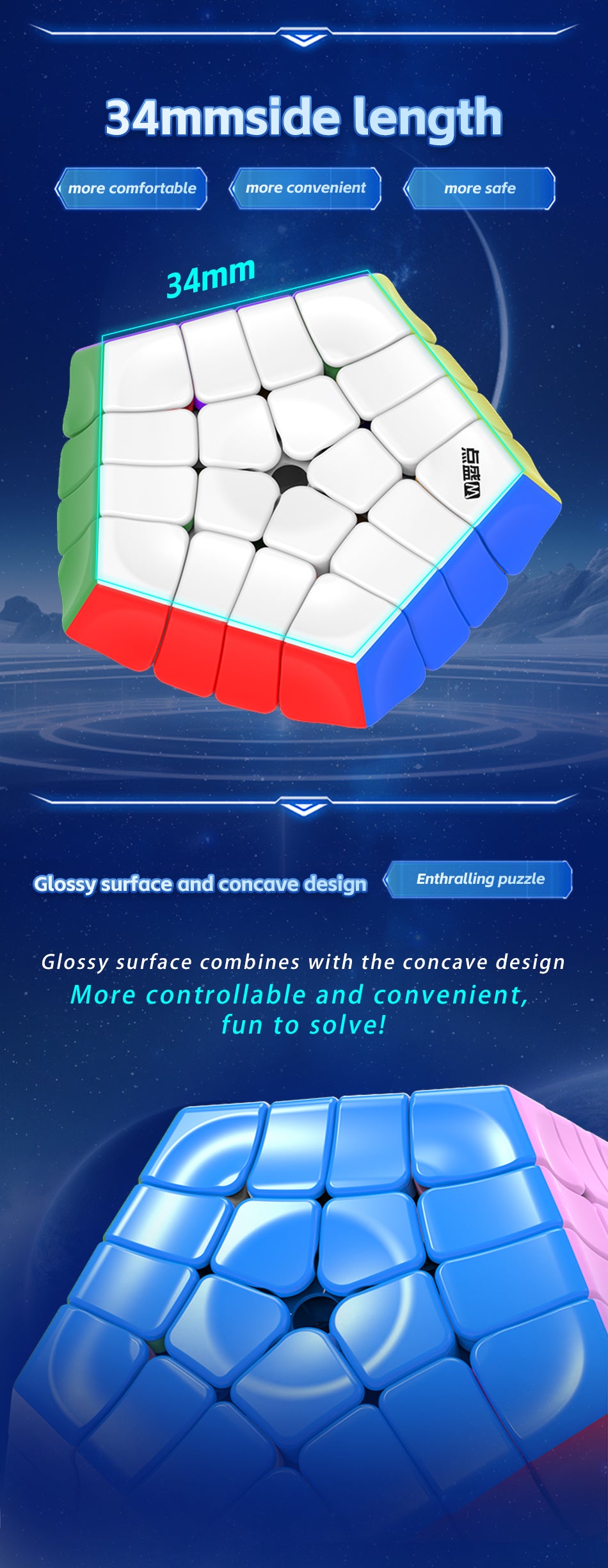 Diansheng Galaxy Master Kilominx M