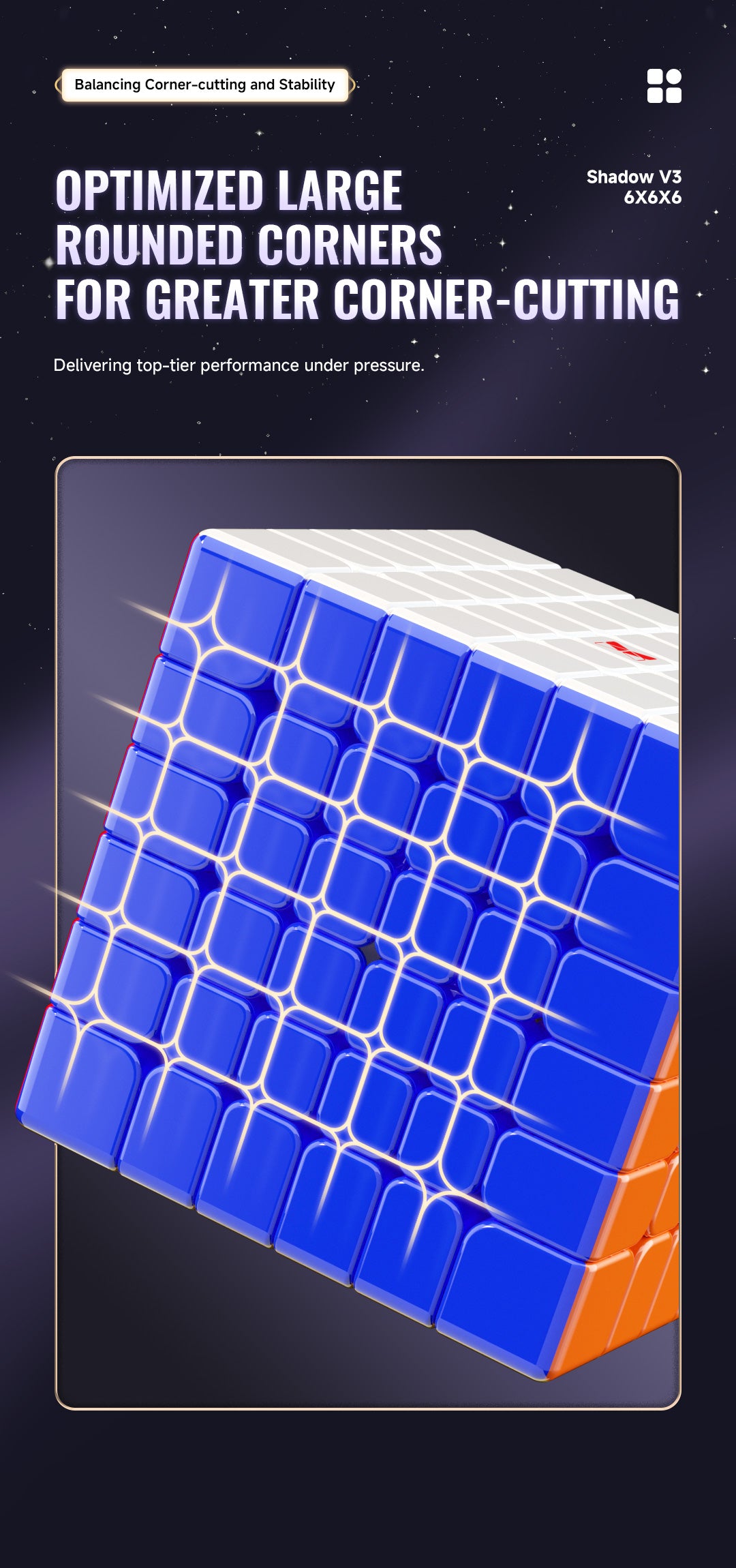 QiYi XMD Shadow v3 6x6 Ballcore UV