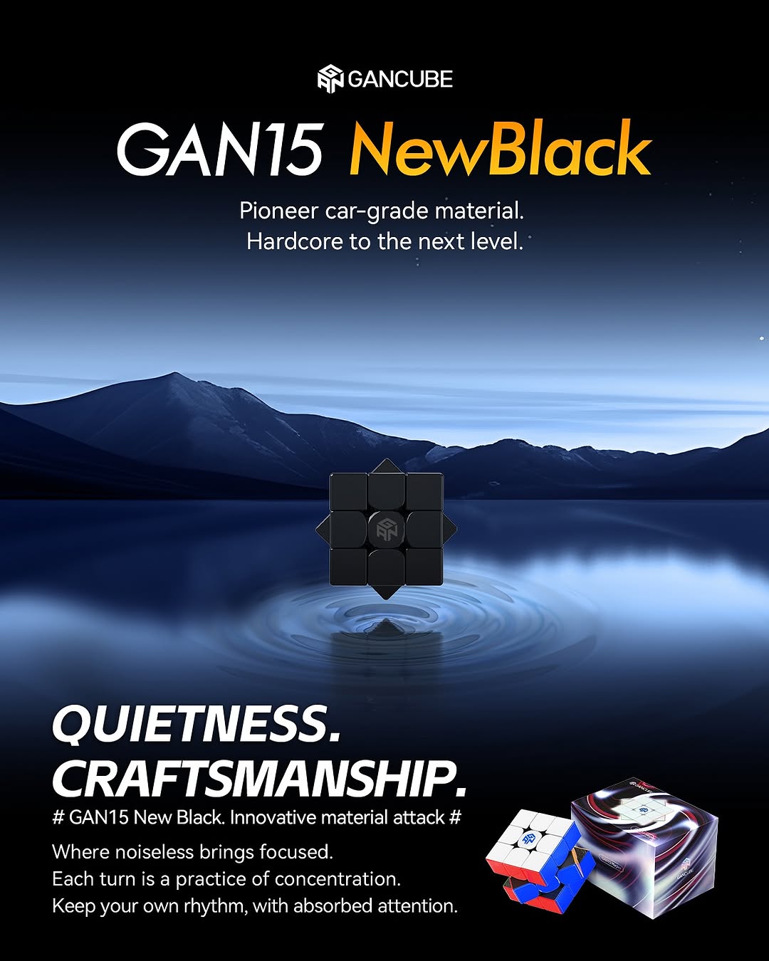 Gan 15 New Black Spring UV