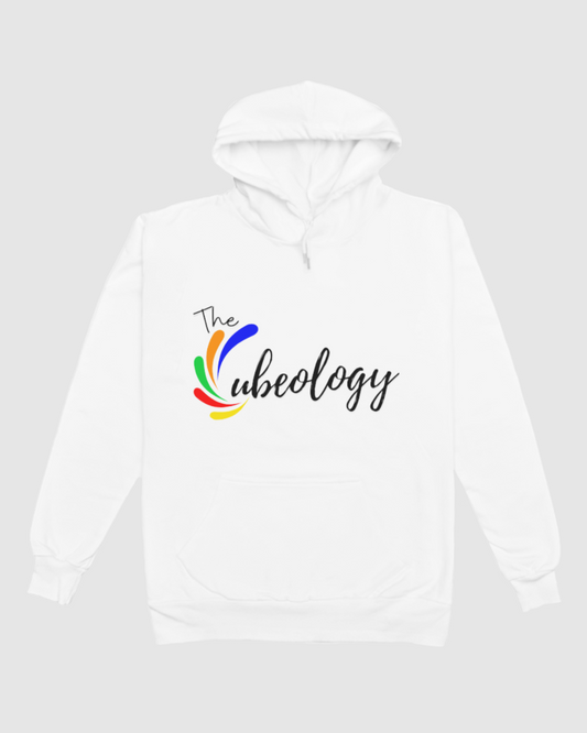 The Cubeology Classic Hoodie - White