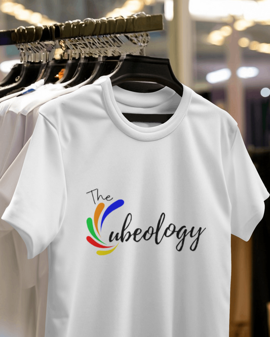The Cubeology Official T - Shirt : White