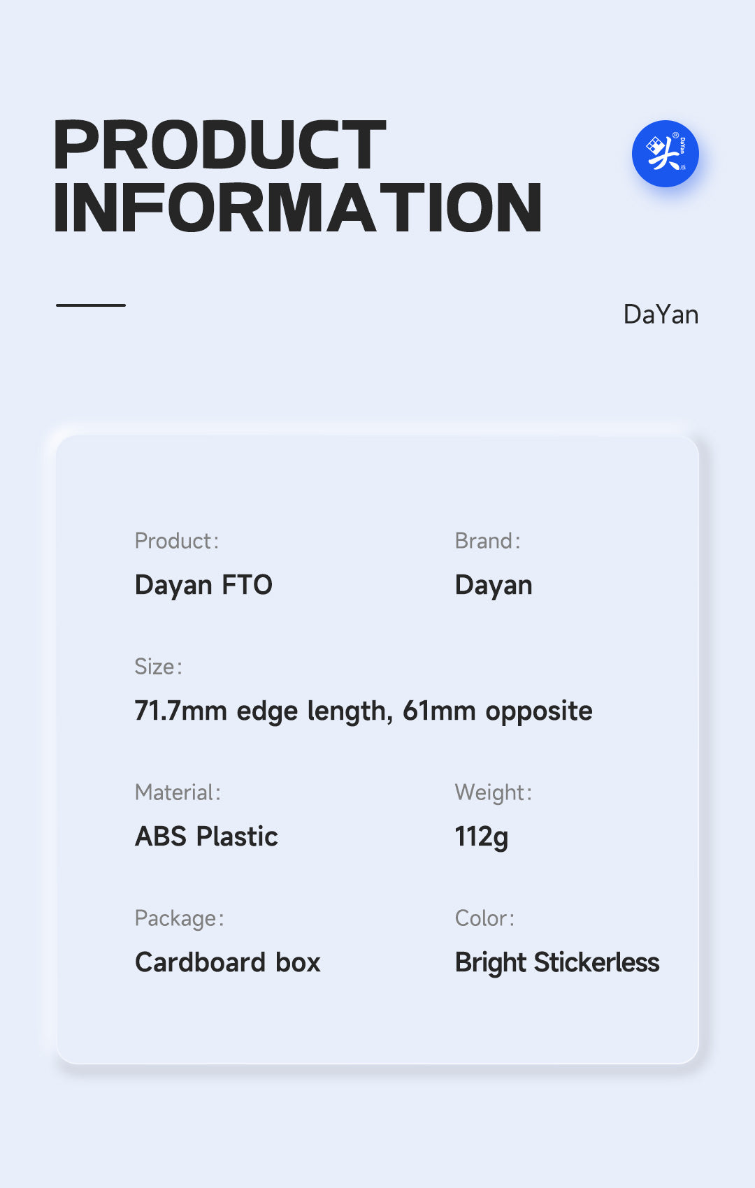 Dayan Ballcore FTO