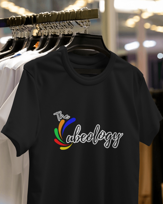 The Cubeology Official T - Shirt : Black