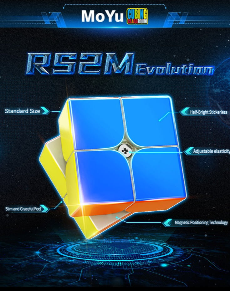 Ruby M 2 MoYu Rs2m Evo 2x2 Magnetic – The Cubeology