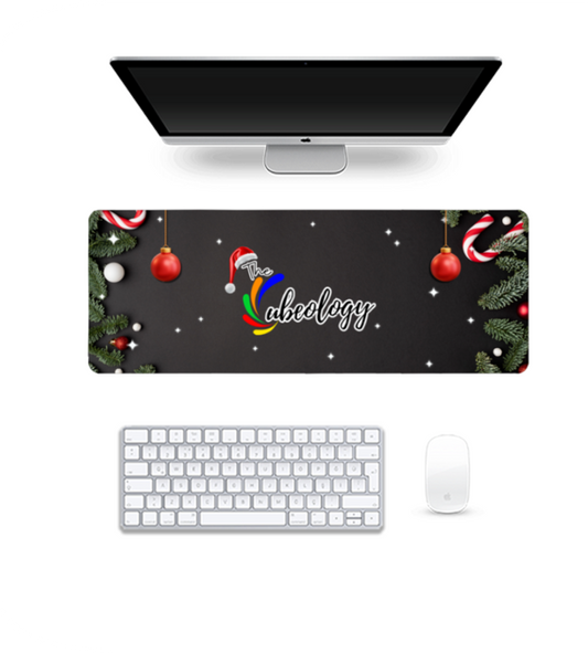 The Cubeology Christmas Edition Desk Mat