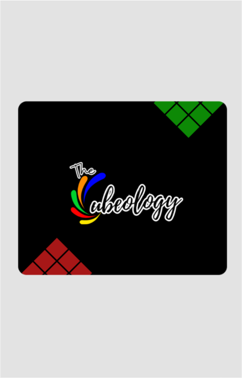 The Cubeology Signature Mini Mat - Black