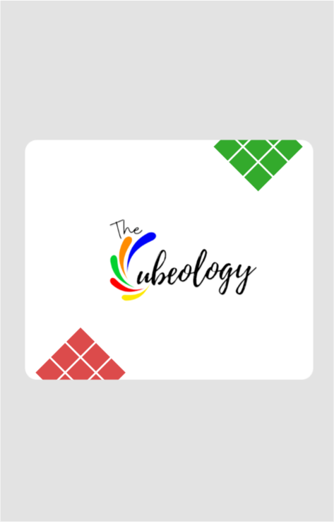 The Cubeology Signature Mini Mat - White