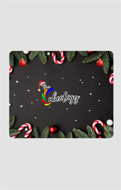 The Cubeology Christmas Edition Mini Mat